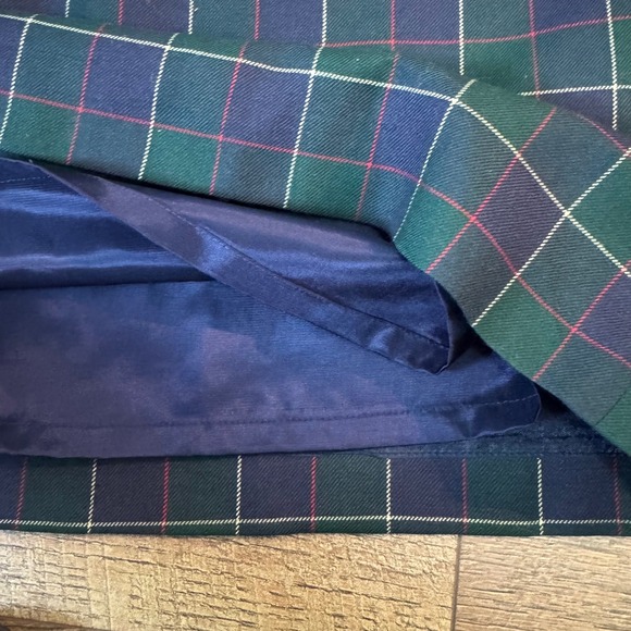 Vintage Talbots Womens Plaid Wool Skirt Size 14 - Picture 4 of 8